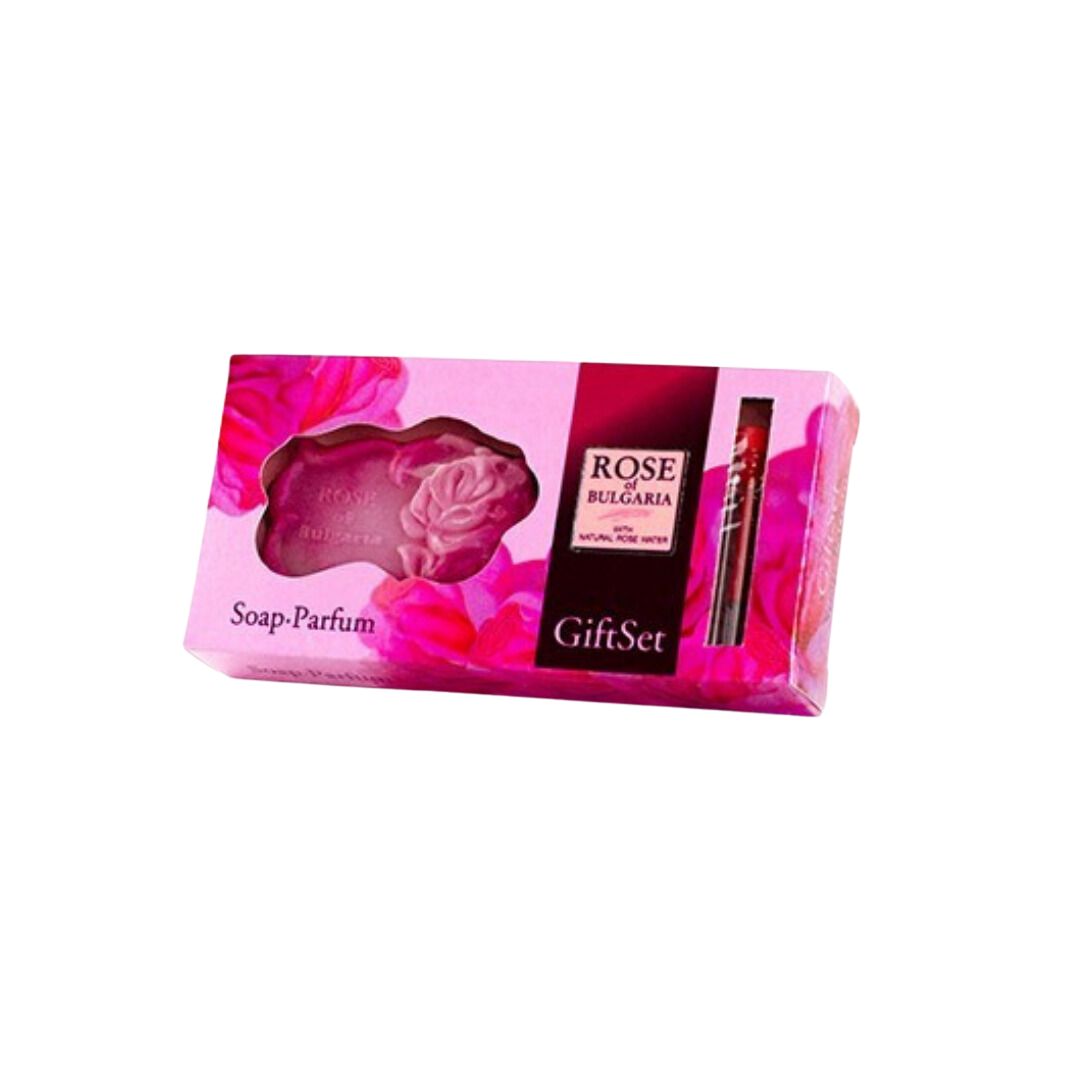 Gift Set Rose of Bulgaria Soap and Perfume 2.1ml