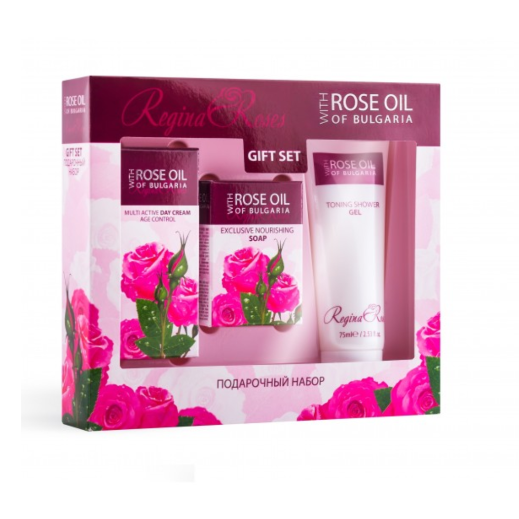 Rose of Bulgaria - Shower Gel, Soap and Day Cream Lady's Gift Set
