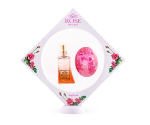 Gift Set Royal Rose for Woman Perfume and Glycerin Soap