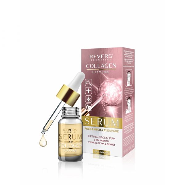 Lifting Serum for Face, Neck and Cleavage Collagen Revers Cosmetics