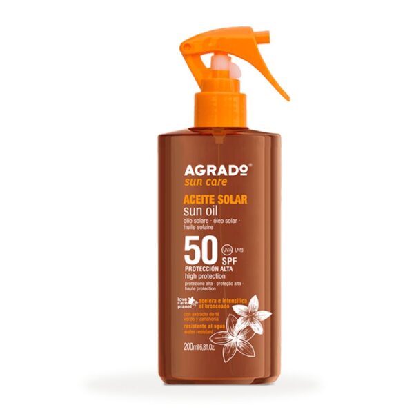 Sun protection oil SPF50