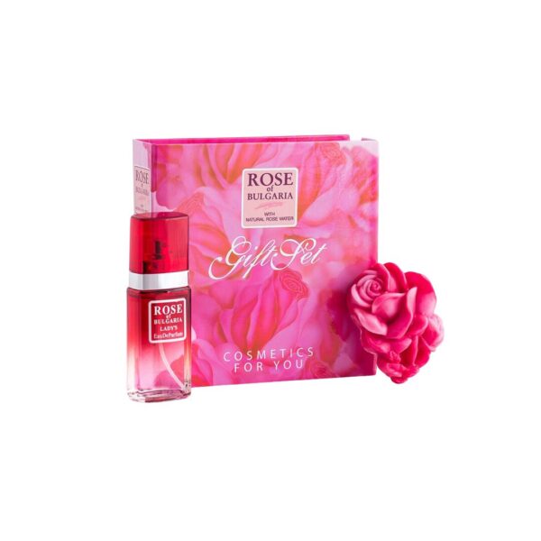 Rose of Bulgaria Gift Set - Hand Made Glycerin Soap & Perfume Rose