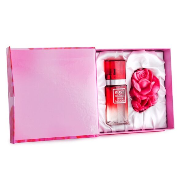 Rose of Bulgaria Gift Set - Hand Made Glycerin Soap & Perfume Rose